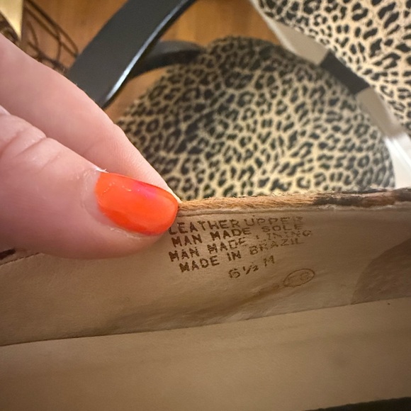 Nine West Animal Print Flats 6.5 - Picture 6 of 7